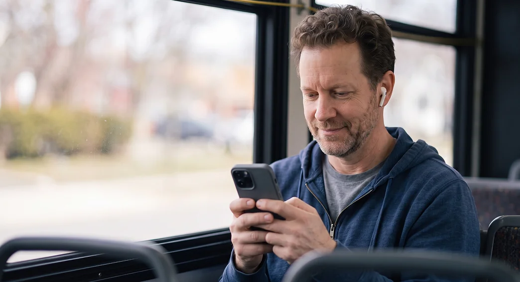 On the bus