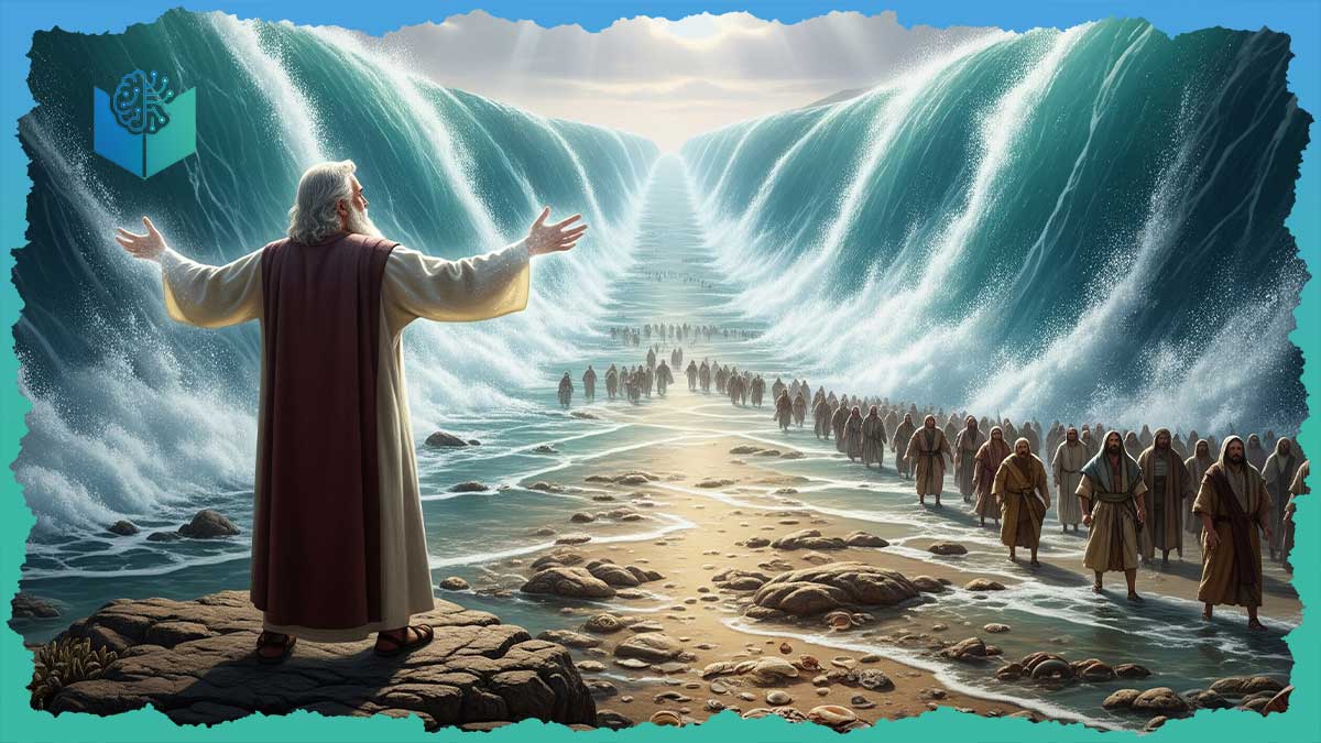 splitting of the sea miracle
