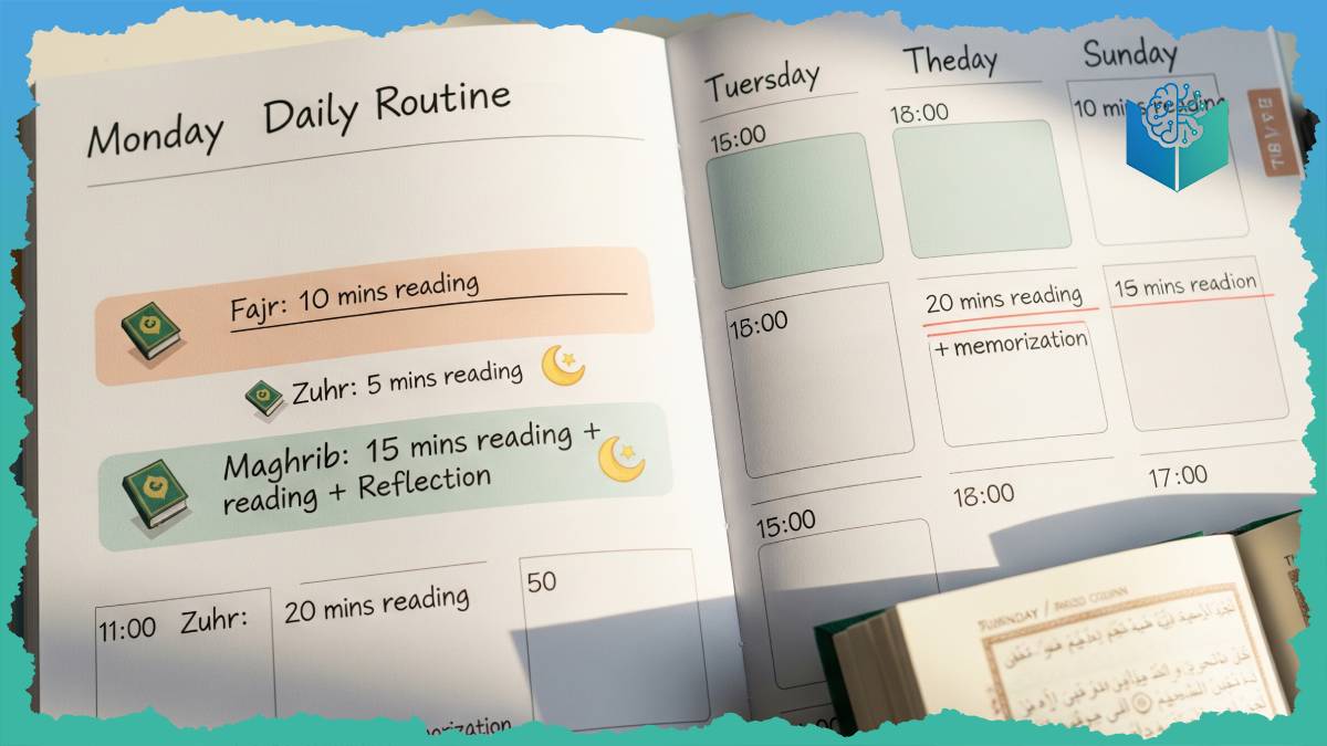 Quran reading routine