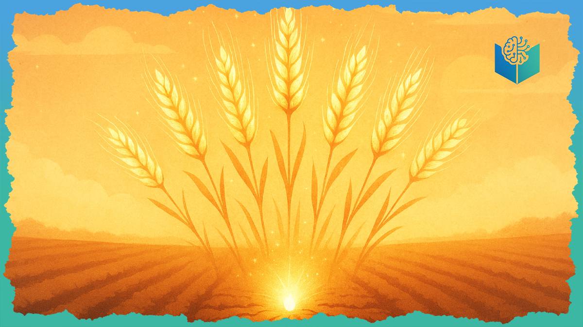 The example of those who spend their wealth in the way of Allah is like a seed that grows seven ears