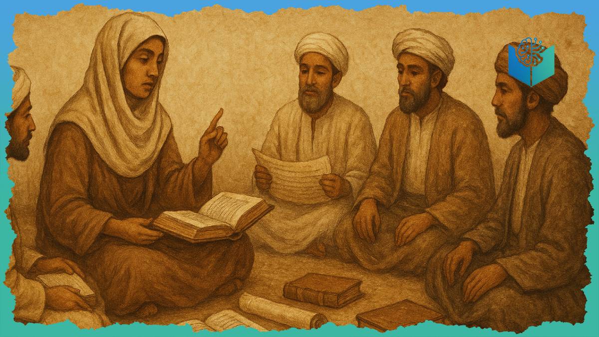 Aisha bint Abi Bakr, whose scholarly prowess is legendary
